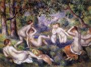 Pierre Renoir Bathers in the Forest oil on canvas